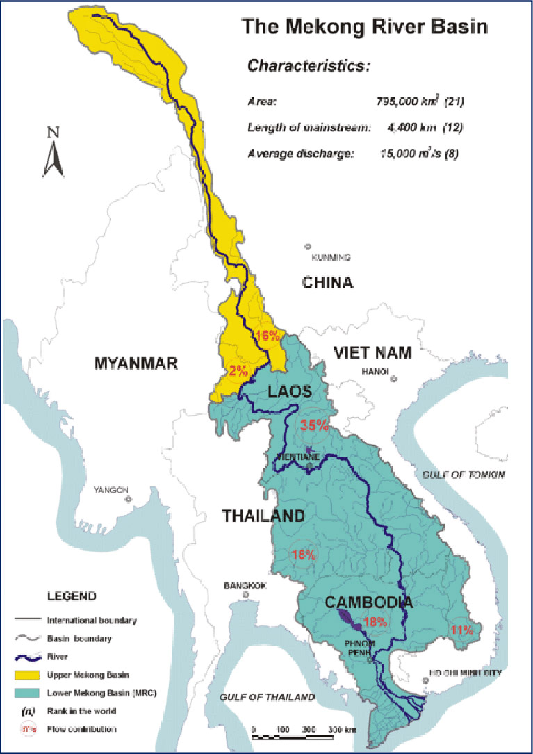 Bản đồ lưu vực sông Mekong